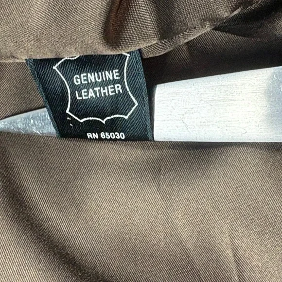 VTG. Nimbus Gant Leather Jacket Men 42 Brown Bomber Flight Heritage Retro RARE